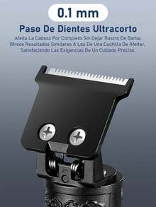 Afeitadora Eléctrica Multifuncional Para Hombres Con Maquinilla De Afeitar, Kit Profesional De Corte De Pelo Eléctrico Para Hombres, Recortadora De Cabello, Corte De Pelo Al Ras, Cortapelos Con Hoja En Forma De T, Carga Usb, Juego De Peines Guía Para La Barba, Kit De Arreglo Personal Para Hombre - Multicolor - Ver 4