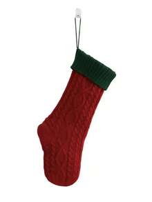 1pc,2025 Family Christmas Stockings, Personalized Christmas Stocking, Embroidered Xmas Stockings, Holiday Stocking, Monogram Stocking Ornament - Multicolor - View 20