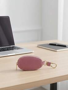 Estuche para llaves para hombres y mujeres, estuche para llaves de automóviles en general, de gran capacidad y multifuncional, bolsa de almacenamiento para llavero, simple y compacta para uso doméstico, mini cartera, monedero, cartera, llavero