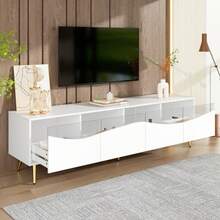 Television Stands & Entertainment Centers - White - View 4
