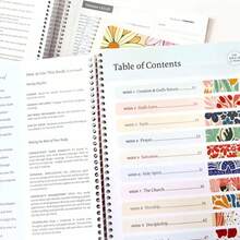 The Bible In A Year: A 52-Week Bible Study For Women Spiral, Spiral Bible In A Year, The Daily Walk Bundle, A Daily Bibles Study Workbook With Note Taking Space For Guided Reading Plan (8.27*5.83inch) - 預設 - 查看 3
