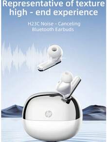 HP True Wireless In-Ear Bluetooth Headphones Model H10i, Bluetooth 5.3, Long Battery Life, Intelligent Call Noise Cancellation, New Version - Grey - View 10