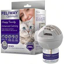 FELIWAY? Optimum 30 Day Cat Calming Plug In Pheromone Diffuser Starter Kit, 48ml - Helps Reduce Common Signs Of Stress In Cats &Amp; Kittens, Enhanced Calming - Trong suốt - Xem 10