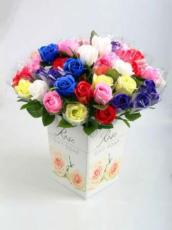 10 Stücke elegante rote Seifenrosen Sträuße mit schwarzen Schleifen - perfekt für Valentinstag, Muttertag, Hochzeiten und Brautpartys - 11.81 Inches Länge, ideal als Geschenk, Partygeschenk und Dekoration; echte künstliche Rosen; dauerhafte Plastikblumen, Straußzubehör