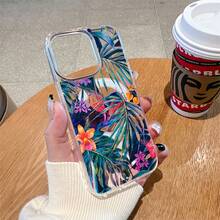 Funda de teléfono magnética con pintura al óleo de flores, graffiti colorido transparente, compatible con iPhone 16 15 14 13 12 11 X X/SMAX, soporte magnético compatible con carga inalámbrica de Apple, funda protectora simple XS, funda de teléfono XS Max - Colores mixtos - Ver 5