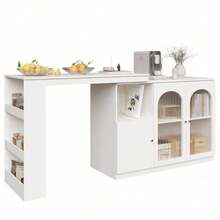 Dining Tables - White + MDF - View 11