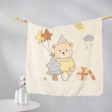 1 Stück 80*80cm Baby Decke, Badetuch, Multifunktionstuch, Klimaanlagen-Decke, weich und bequem, ganzjährig verwendbar, Neugeborenen Badetuch, Geschenk Kindergarten Schlafdecke - Verschiedenfarbig - Übersicht 10