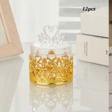 Hộp đựng trang sức, kẹo hình vương miện (1-12 chiếc), thích hợp làm quà tặng đám cưới, lễ tốt nghiệp, Giáng sinh, Ngày Valentine, Lễ Phục sinh và Lễ Tạ ơn - Hộp đựng đồ ăn nhẹ, kẹo và trang sức lý tưởng cho mùa hè, trang trí phòng. - Nhiều màu - Xem 13