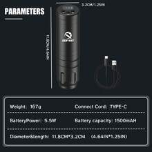 Wireless Tattoo Gun Kit, Equipped With 1500mAh Power Supply, All-In-One Tattoo Gun, Complete Tattoo Set Including Tattoo Needles, Tattoo Ink, Tattoo Stencils And Various Tattoo Accessories, Suitable For Beginners And Tattoo Artists - Multicolor - View 6