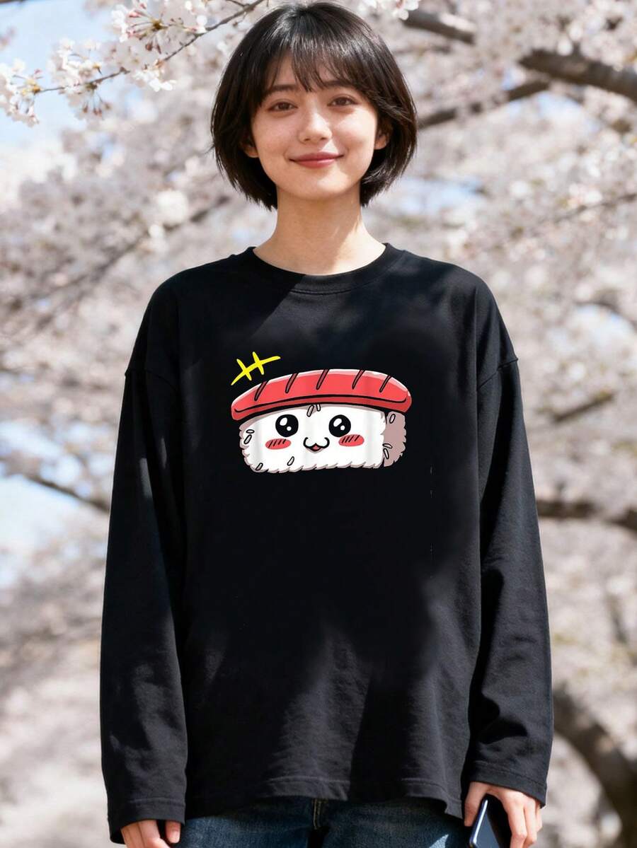 Women T-Shirts - Black - View 1