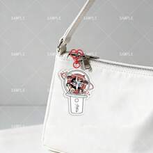 /K-POP 钥匙扣，SKZ/Q版钥匙扣，应援棒钥匙扣，摇摇乐钥匙扣，摇摆钥匙扣，2D亚克力摇摇乐钥匙扣，摇摇乐吊坠，可爱优雅的包包挂饰，圣诞礼物，生日礼物，派对小礼物 - 彩色 - 查看 5