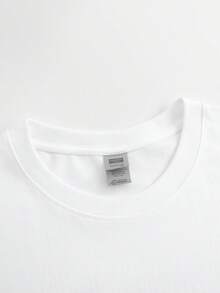 Camiseta de Manga Corta para Niños Negra con Estampado Christmas Crew y Frase Making Memories Together - Ideal para Fiestas Navideñas y Celebraciones Familiares - Blanco - Ver 5