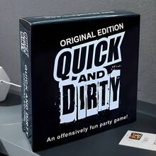 Happy And Dirty Card Game - Funny Adult Party Game With Drinking Rules |   Great For Family Parties, Halloween, And Christmas |   Standard Edition - Black - View 2