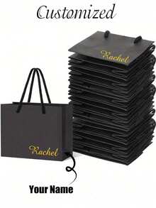 Túi quà mini tùy chỉnh 12x10cm, túi quà giấy Kraft, túi quà cá nhân hóa, túi quà màu trơn, túi quà cưới, túi quà dự tiệc, thích hợp cho cửa hàng quần áo, cửa hàng quà tặng, sử dụng hàng ngày, đồ dùng đám cưới, đồ dùng dự tiệc, quà tặng cho phù dâu, quà tặng cho phù rể, quà tặng đính hôn, tinh tế và thời trang, thích hợp để tặng cho gia đình, bạn bè và đồng nghiệp. - Nhiều màu - Xem 1