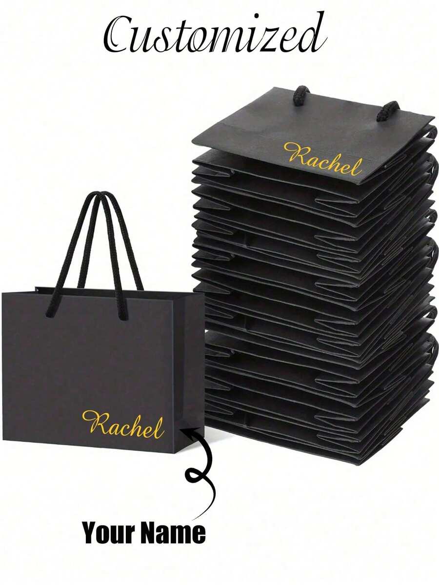 Túi quà mini tùy chỉnh 12x10cm, túi quà giấy Kraft, túi quà cá nhân hóa, túi quà màu trơn, túi quà cưới, túi quà dự tiệc, thích hợp cho cửa hàng quần áo, cửa hàng quà tặng, sử dụng hàng ngày, đồ dùng đám cưới, đồ dùng dự tiệc, quà tặng cho phù dâu, quà tặng cho phù rể, quà tặng đính hôn, tinh tế và thời trang, thích hợp để tặng cho gia đình, bạn bè và đồng nghiệp. - Nhiều màu - Xem 1