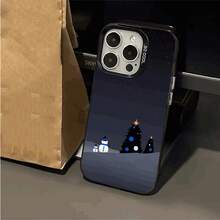 Funda de diseño de muñeco de nieve IMD para iPhone 16Pro Max/15Pro Max/14/13/12/11/Xs/Xr/X/7/8/6S/Mini/Plus/Pro Max/Se, perfecta como regalo de Pascua o cumpleaños para tu pareja, amigo o para ti mismo. - Colores mixtos - Ver 6