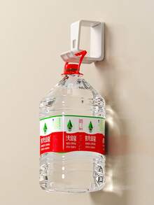 2/4pcs Adjustable Plastic Basin Hanger - No-Drill Wall Mount Storage Rack For Kitchen & Bathroom, Contemporary Style, Utility Hooks Adjustable Washbasin Hook, Wall-Mounted Washbasin Hook For Home Bathroom - Multicolor - View 10