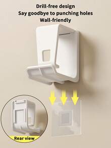 2/4pcs Adjustable Plastic Basin Hanger - No-Drill Wall Mount Storage Rack For Kitchen & Bathroom, Contemporary Style, Utility Hooks Adjustable Washbasin Hook, Wall-Mounted Washbasin Hook For Home Bathroom - Multicolor - View 8