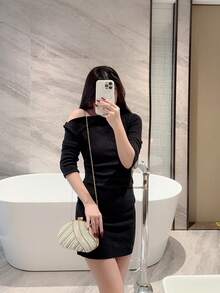 月光之夜手拿包 - 优雅仿珍珠盒式手拿包，浪漫婚礼派对手提包，饰以奢华水晶，适合正式新娘活动、婚礼手拿包 - 米色 - 查看 10