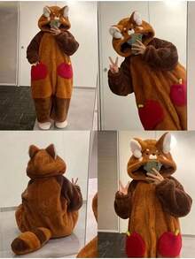 Chăn Capybara Wear, Đồ ngủ trùm đầu bằng vải nhung Kapibaraga dành cho nữ - Bộ đồ ngủ mùa đông ấm áp với thiết kế gấu hoạt hình dễ thương, lớp lót giữ nhiệt mềm mại và mũ trùm đầu có dây rút có thể điều chỉnh, Đồ ngủ mùa đông | Thiết kế vui tươi | Lớp lót bằng vải nhung mềm mại, Đồ ngủ [Đồ ngủ gấu dễ thương] Đồ ngủ liền thân bằng vải lông san hô hình gấu hoạt hình dành cho nữ - Mũ trùm đầu mùa đông mới, Thích hợp cho mùa thu và mùa đông (Không bao gồm quần), Ấm áp, Quà tặng, Trang phục cặp đôi, Quà tặng Giáng sinh, Quà tặng năm mới - Nhiều màu - Xem 10