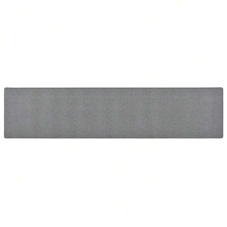 vidaXL Teppichläufer Dunkelgrau 80x400 Cm - Grey - View 1