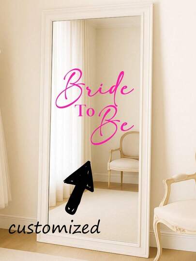 Individuelle Hochzeit Willkommens-Schilder und Weihnachts-Aufkleber | Personalisierte Namen - für Spiegel, Acryl-Tafeln, Kartons - Hochzeit Spiegel Aufkleber