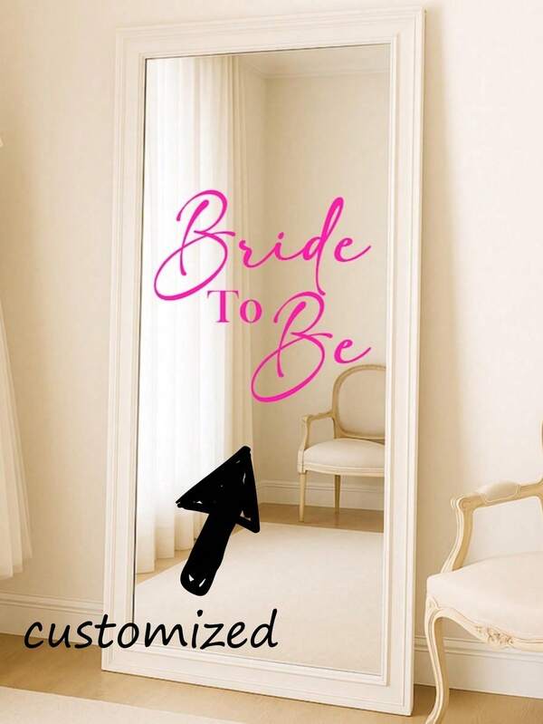 Individuelle Hochzeit Willkommens-Schilder und Weihnachts-Aufkleber | Personalisierte Namen - Für Spiegel, Acryl-Tafeln, Kartons - Hochzeit Spiegel Aufkleber - ... Hochzeiten - Hochzeitsempfang - Zeremonie