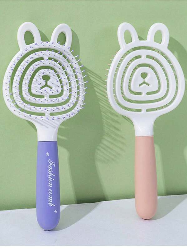 1 Pieza de Peine con Forma de Oso Hueco Esponjoso para Peinado, Peine Desenredante para el Hogar, Peine de Costillas para Niñas, Secado Rápido y Peinado, Cabello Esponjoso en la Parte Superior de la Cabeza, Adecuado para Cabello Rizado, Cabello Liso, Mujeres, Niños, Niños Pequeños, Cabello Húmedo y Seco, Cuidado del Cabello, Regalos para Niñas, Vuelta al Colegio, Artículos Esenciales de Viaje y Vacaciones, Accesorios para el Cabello de Mujer, Cepillo, Cepillo de Cabello, Cepillo Lateral, Cepillar el Cabello, Peine, Peinar el Cabello, Cepillo de Cabello, Cepillo para Peinar hacia Atrás, Cepillo de Peinado, Cepillo para Cabello Rizado, Cepillo de Bordes, Peine de Cabello, Cepillar el Cabello, Juego de Cepillos de Cabello, Peine para Rizos, Cepillo Desenredante, Cepillo de Cabello para Mujer, Cabello, Viaje, Productos para el Cabello, Herramientas para el Cabello, Artículos para el Cabello, Barbero, Accesorios de Barbero, Barbería, Equipo de Peluquería