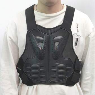 Outdoor Driving Chest Back Protection Vest Motorcycle Dirt Bike Body Armor Protective Gear Adult For Motocross Skiing Skating