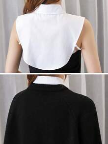 Women's Detachable Non-Slip Shirt Fake Collar, Fashionable Half Collar, Multi-Functional Decor, Suitable For All Seasons - Multicolor - View 5