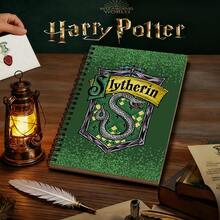 1pc Harry Potter 4 Hogwarts House Printed Notebook, 80 Pages Signature Book, Suitable For Office, School, Note-Taking - College Logo - View 10