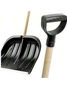 D-Grip Snow Shovel - Efficient Snow Removal Tool For Winter Home Use - Black - View 5