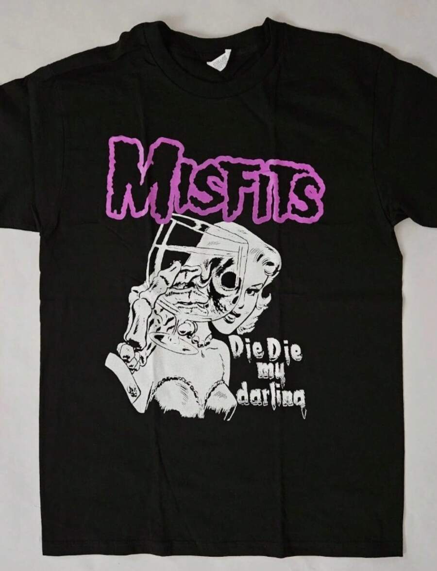 M147 - MISFITS Die Die My Darling Shirt - 黑色 - 查看 1