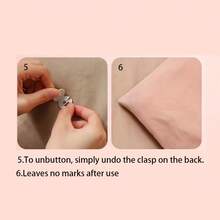 No-Clip No-Pin Duvet Cover Fixer With Elastic White Fixer And Fluffy Pom-Poms (Pink/Gray/Blue) - Bed Sheet Clip With Anti-Slip Suction Cup Mechanism, Non-Damaging Grip, Easy-To-Clean Nylon Bedding, Suitable For Quilts, Curtains, Towels, Mattresses - Firm Grip, No Clips/Sheet Clips, Fashionable Bed Accessories, One-Button Operation, Compatible With Single/Double Beds, Sheet Lock Buckle, Extra Large Sheet Fixer, Fixed Sheets, Bedding Button - Grey - View 9