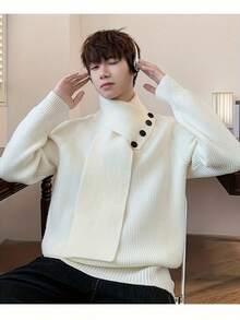 Men Sweaters - White - View 2