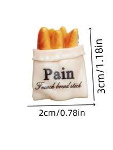 12 件可爱仿真食物冰箱贴，适用于办公室、厨房冰箱、白板、洗碗机、家居装饰、情人节礼物、送给朋友和家人的磁性装饰 - 彩色 - 查看 9