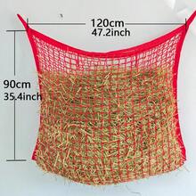 1pc Durable Slow Feeder Hay Net, Suitable For Horses And Goats - Easy To Fill, Large Opening Design - Black And White Color, Small Mesh Holes - Multicolor - View 10