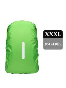 1件装尼龙银涂层户外旅行防水反光背包防雨罩,防水防尘罩,适用于户外徒步背包、行李箱。 - 彩色 - 查看 21