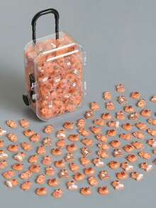 100/200/500个迷你水豚装饰品，树脂材质，适用于娃娃屋、工艺品、微型水豚，可用于仙女花园、娃娃屋、微型景观装饰，儿童艺术用品，返校季用品，男女童书包，学习用品 - 彩色 - 查看 8