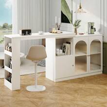 Dining Tables - White + MDF - View 8