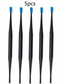 2pcs Silicone Ear Scoops, Earwax Cleaning And Massage God Ear Cleaner, Double-Headed Spiral Ear Scoops, Ear Picking Tools, Ear Picking Rods