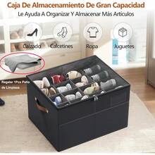 Shoe Boxes - 2Pcs* 8 Pairs Black - View 7