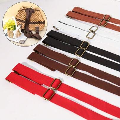 1pc Adjustable Faux Leather Backpack Crossbody Strap With Golden-Tone Buckle - DIY Handbag Replacement Accessory For Adults And, Durable And Stylish Design, Backpack Kit|Stylish Backpack|Adjustable Strap Strap, Purse Kit, DIY Wallet Making