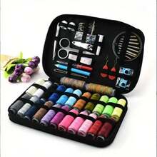 1 Set Sewing Kit, XXL Size, High-Quality Sewing Supplies For DIY, Beginner, Adult, Emergency, Summer Camper, Travel & Home, With Storage Bag (Random Color) - 彩色 - 查看 11