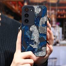 Funda adecuada para teléfonos de la serie  Galaxy S24 Ultra/S23+/S22/S21, a prueba de golpes, antideslizante, ligera, diseño de nueva  de moda, marco de TPU de alta calidad, funda protectora suave de cobertura completa. - Colores mixtos - Ver 3