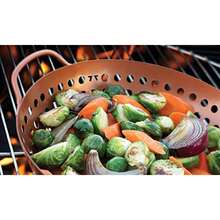 Outset, Sartén de la Parrilla con Mango Extraíble de Agarre Suave de Cobre, Sartén Grill con Mango Removible, Cobre, 1 Pieza(Cobre) - Tipo 6 - Ver 2