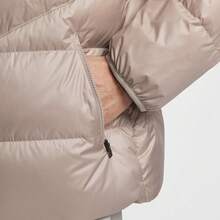 Nike 男士 AS M NK WINDRUNNER STMNT DWN 短款绗缝夹克 HQ7791-245 - 咖啡棕 - 查看 4