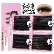 648/666/720 Bộ lông mi đóng gói riêng lẻ, Lông mi cong hình lá phong, Bộ dụng cụ nối mi mật độ hỗn hợp, Lông mi cong hình mắt mèo 10-16mm mới, Lông mi lá phong dày mùa thu, Bộ nối mi trang điểm tự nhiên DIY, Siêu dày, thông minh, siêu mềm và nhẹ, Lông mi riêng lẻ có thể tái sử dụng, Thích hợp sử dụng hàng ngày - Nhiều màu - Xem 14