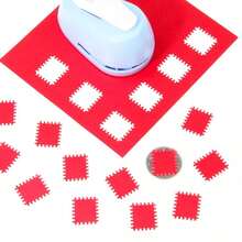 新款印章边框DIY打孔器印章形状工艺打孔器压花机圆形孔打孔器齿状打孔器压花器