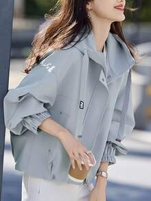 Women Jackets - Trời xanh thẳm - Xem 7